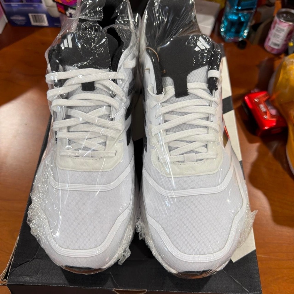 Adidas white sneakers